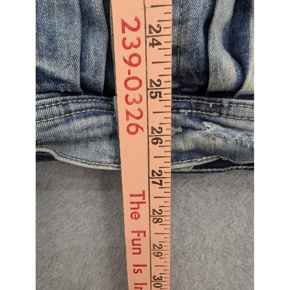 Jordan Craig Denim Jacket Mens Large Blue Legacy Edition Distressed Trucker - Picture 4 of 8